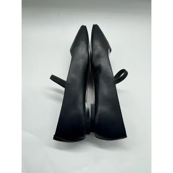NWD Madewell The Greta Ballet Flat Size 8 True Black Leather - Picture 7 of 12